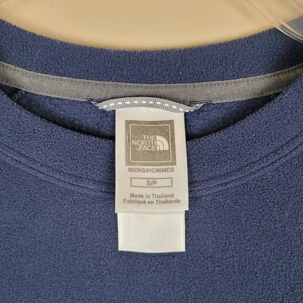 The North Face Men's Pullover Fleece Crew Neck Sweatshit Blue Size S